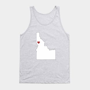 Idaho Loves Moscow/Lewiston/Orofino Tank Top